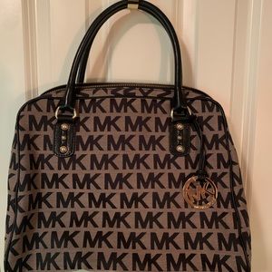 Michael Kors signature jacquard satchel  LG